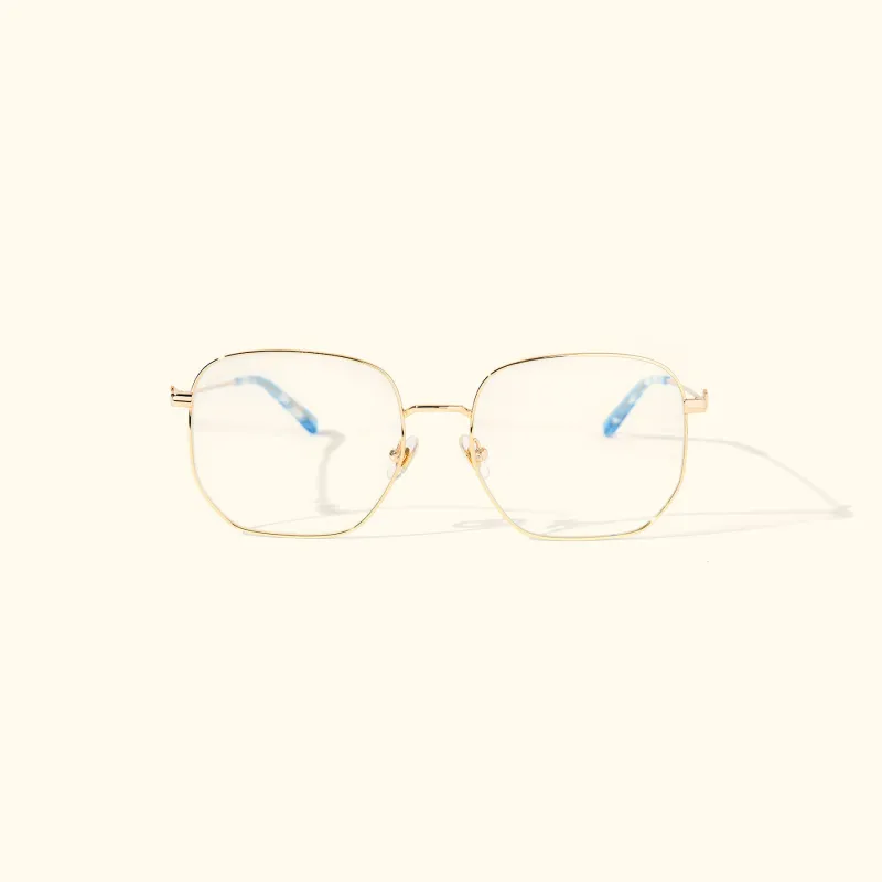 Wireframe Eyeglasses Blue Tortoise sold by GOLF le FLEUR*