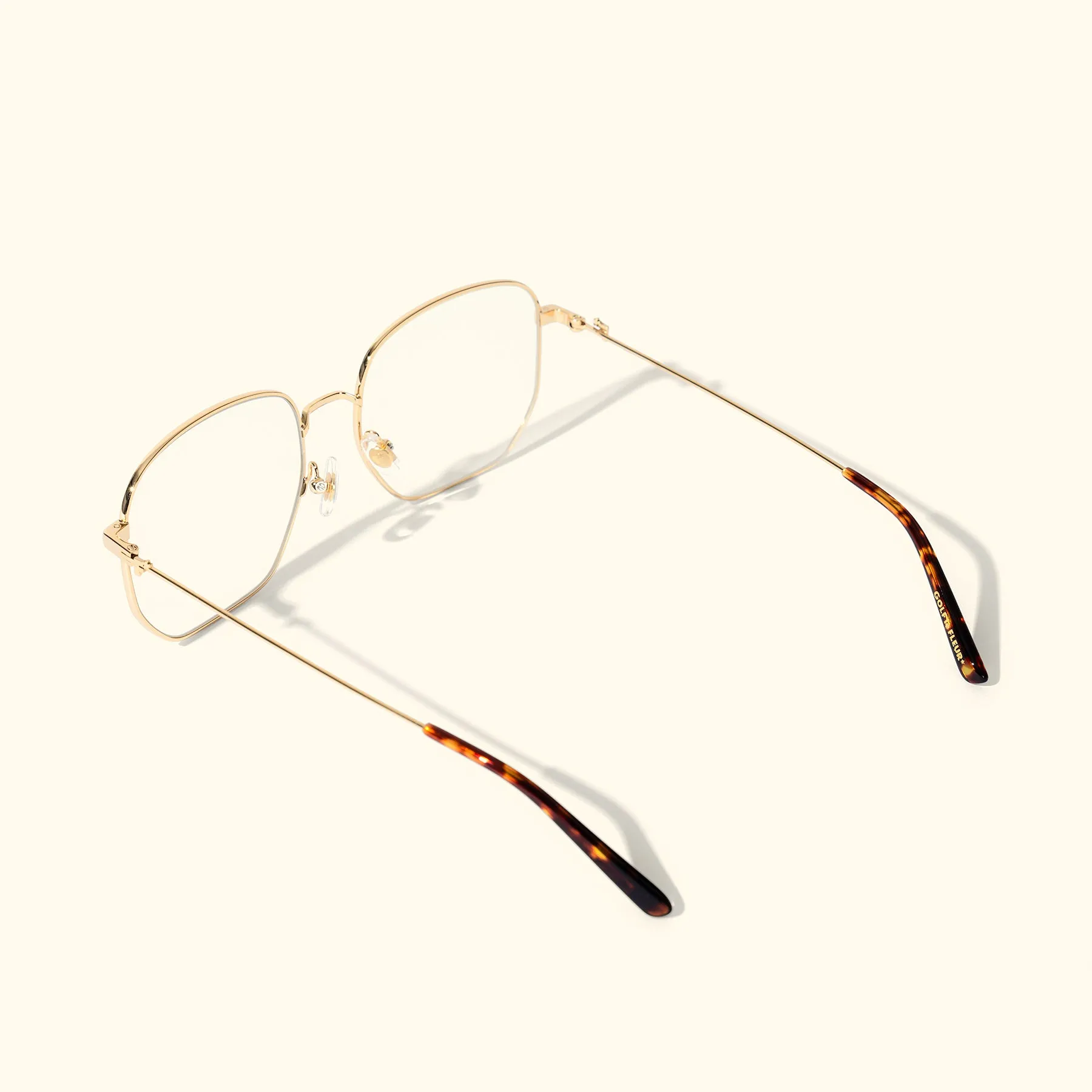 Wireframe Eyeglasses Brown Tortoise sold by GOLF le FLEUR* product image thumbnail 3