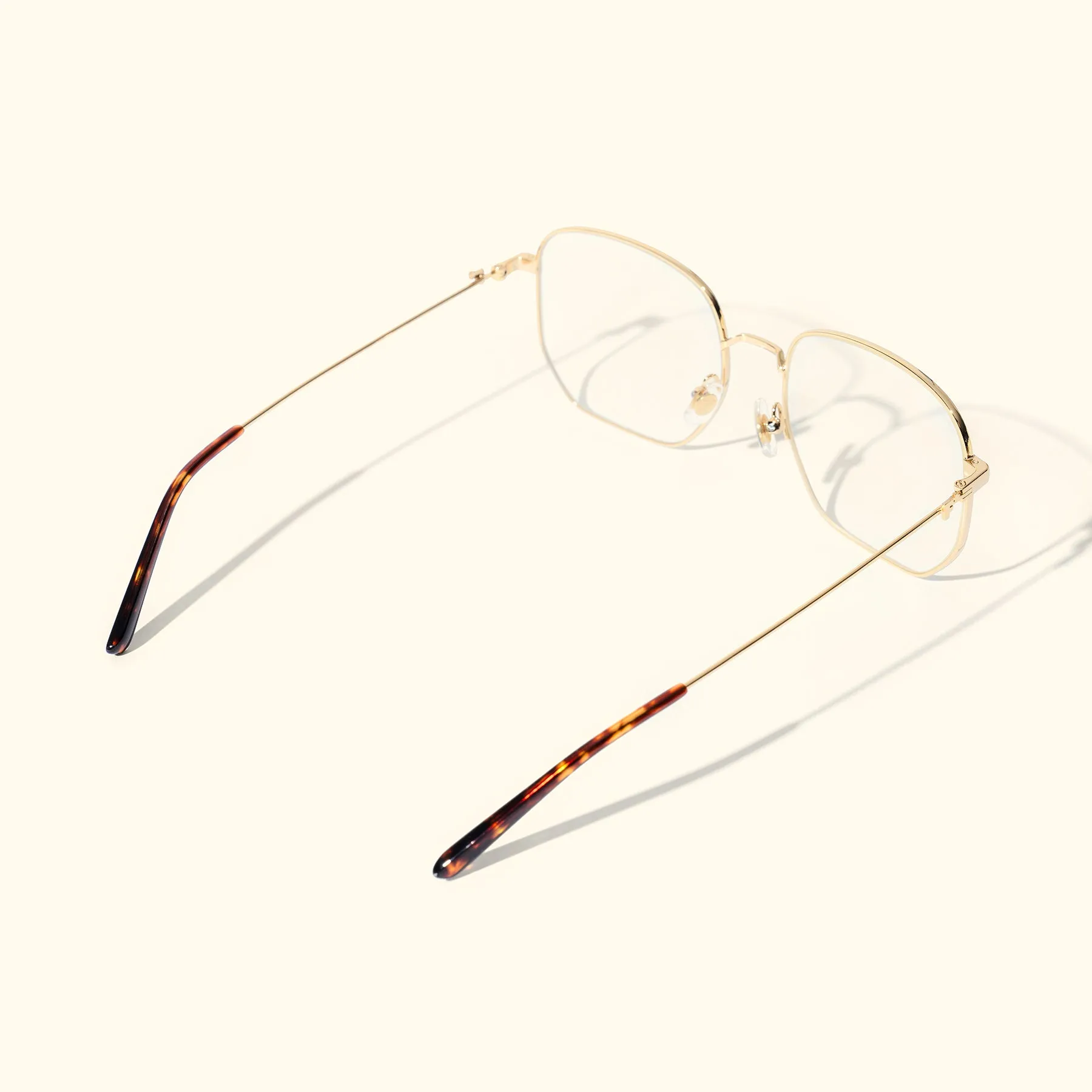 Wireframe Eyeglasses Brown Tortoise sold by GOLF le FLEUR* product image thumbnail 4