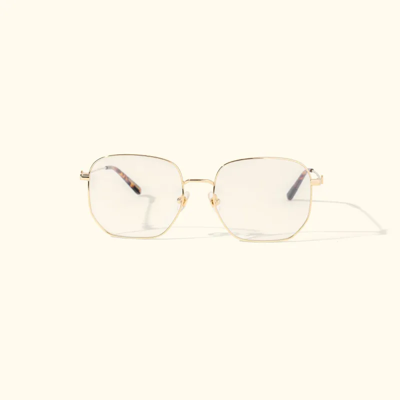 Wireframe Eyeglasses Brown Tortoise sold by GOLF le FLEUR*