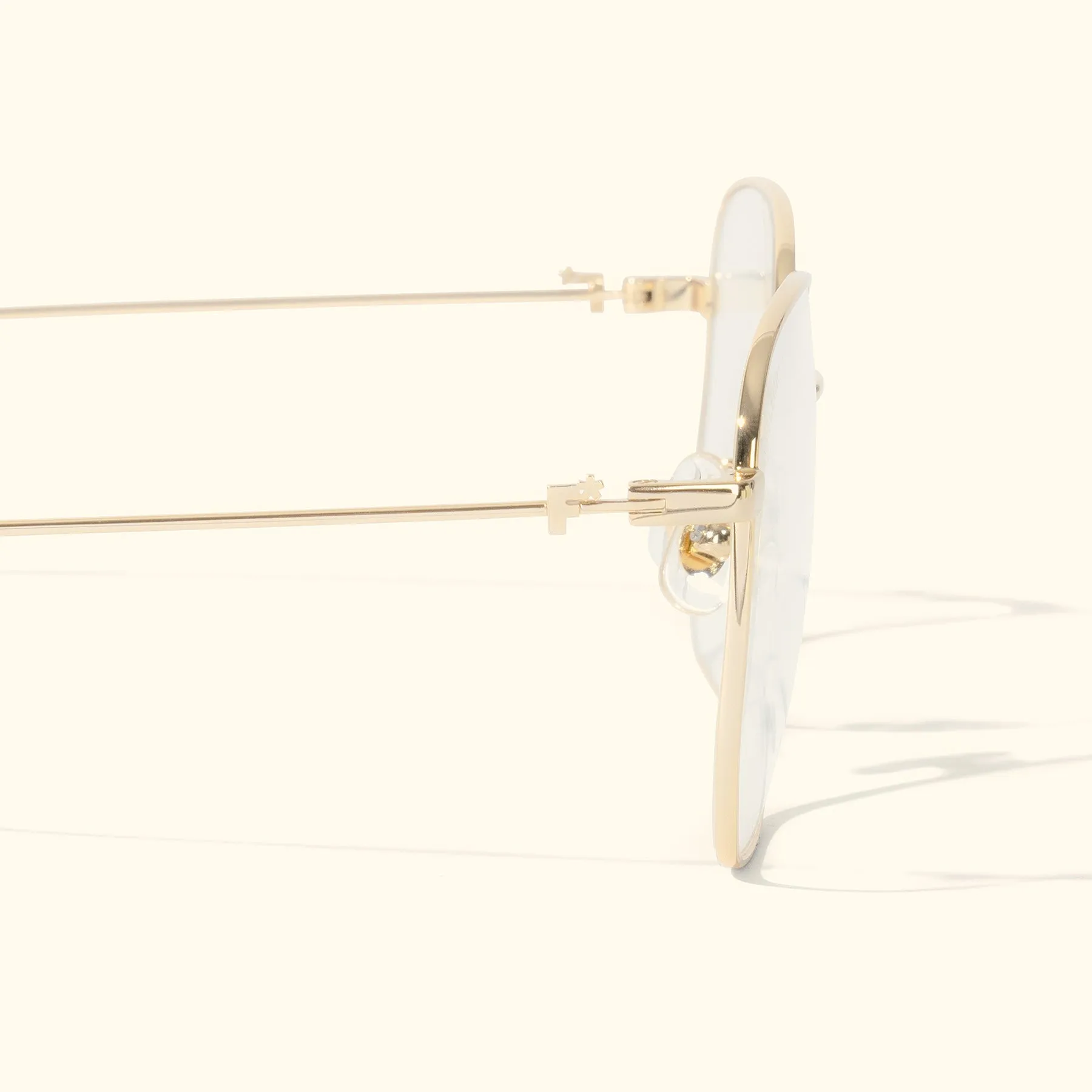 Wireframe Eyeglasses Brown Tortoise sold by GOLF le FLEUR* product image thumbnail 5