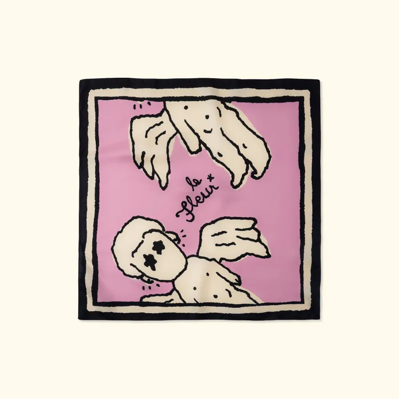 Cherub Silk Scarf sold by GOLF le FLEUR*