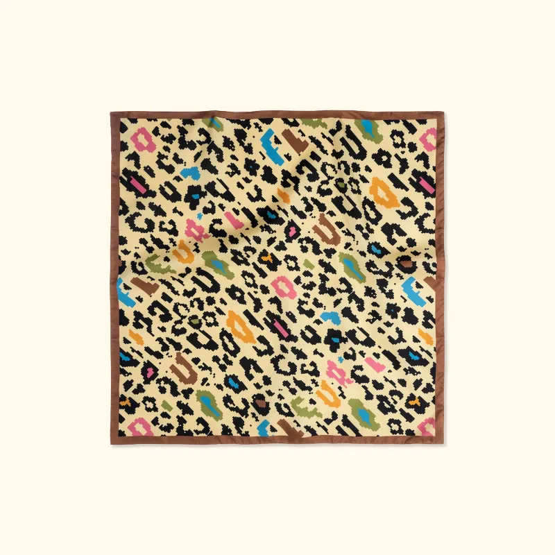 Fleur Camo Silk Scarf Multi sold by GOLF le FLEUR*