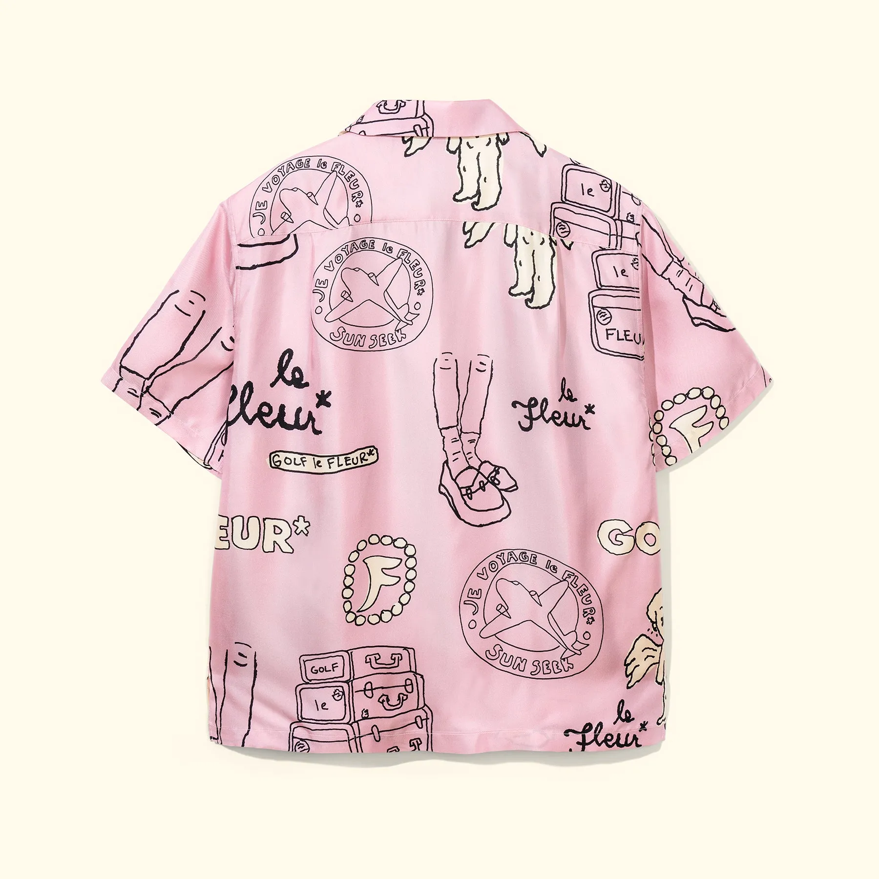 Cherub Silk Button-Up sold by GOLF le FLEUR* product image thumbnail 2