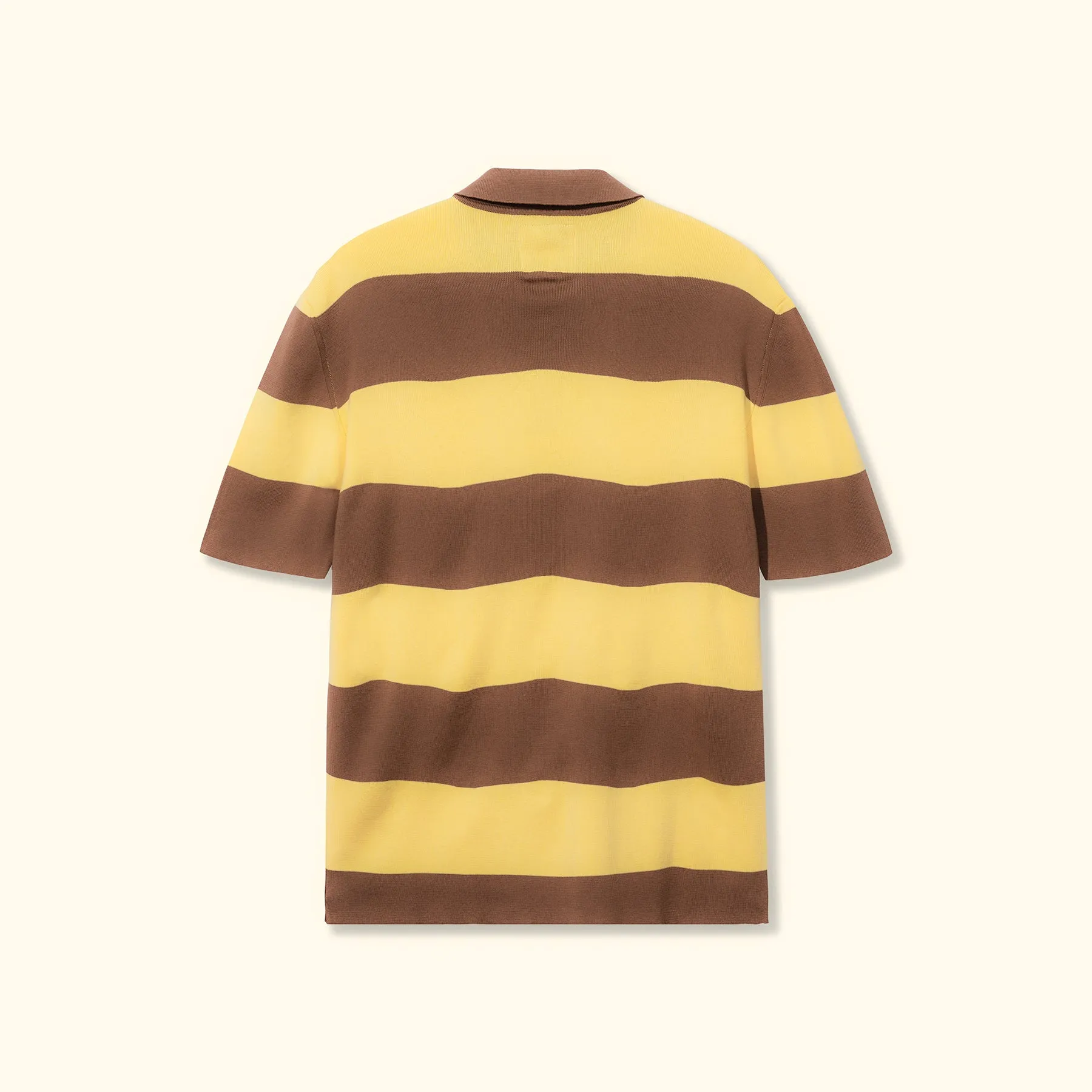 Wavy Stripe Knit Polo Brown sold by GOLF le FLEUR* product image thumbnail 2