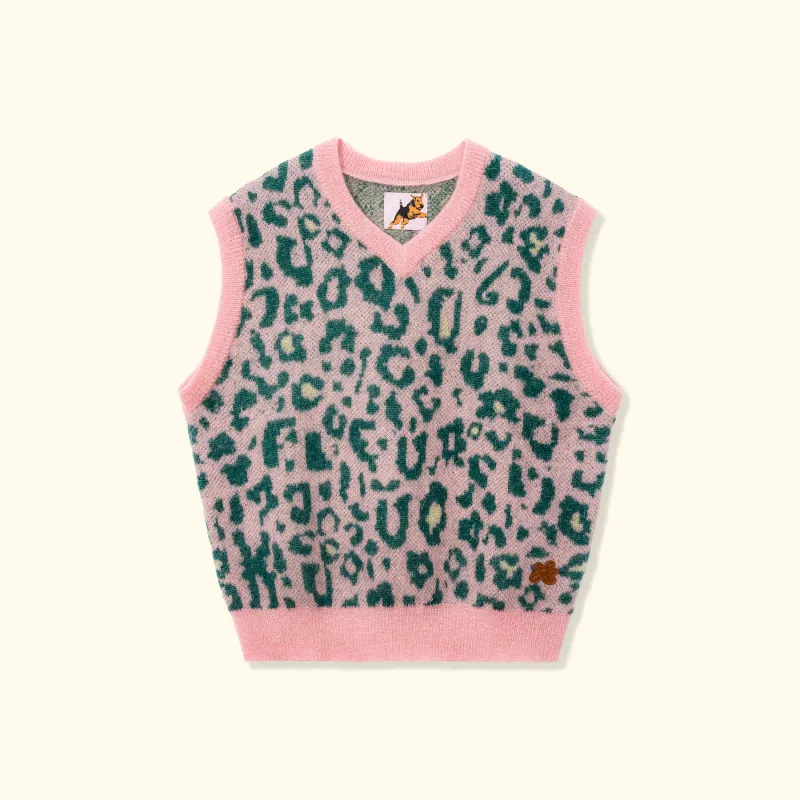 Fleur Camo Sweater Vest Pink/Green sold by GOLF le FLEUR*