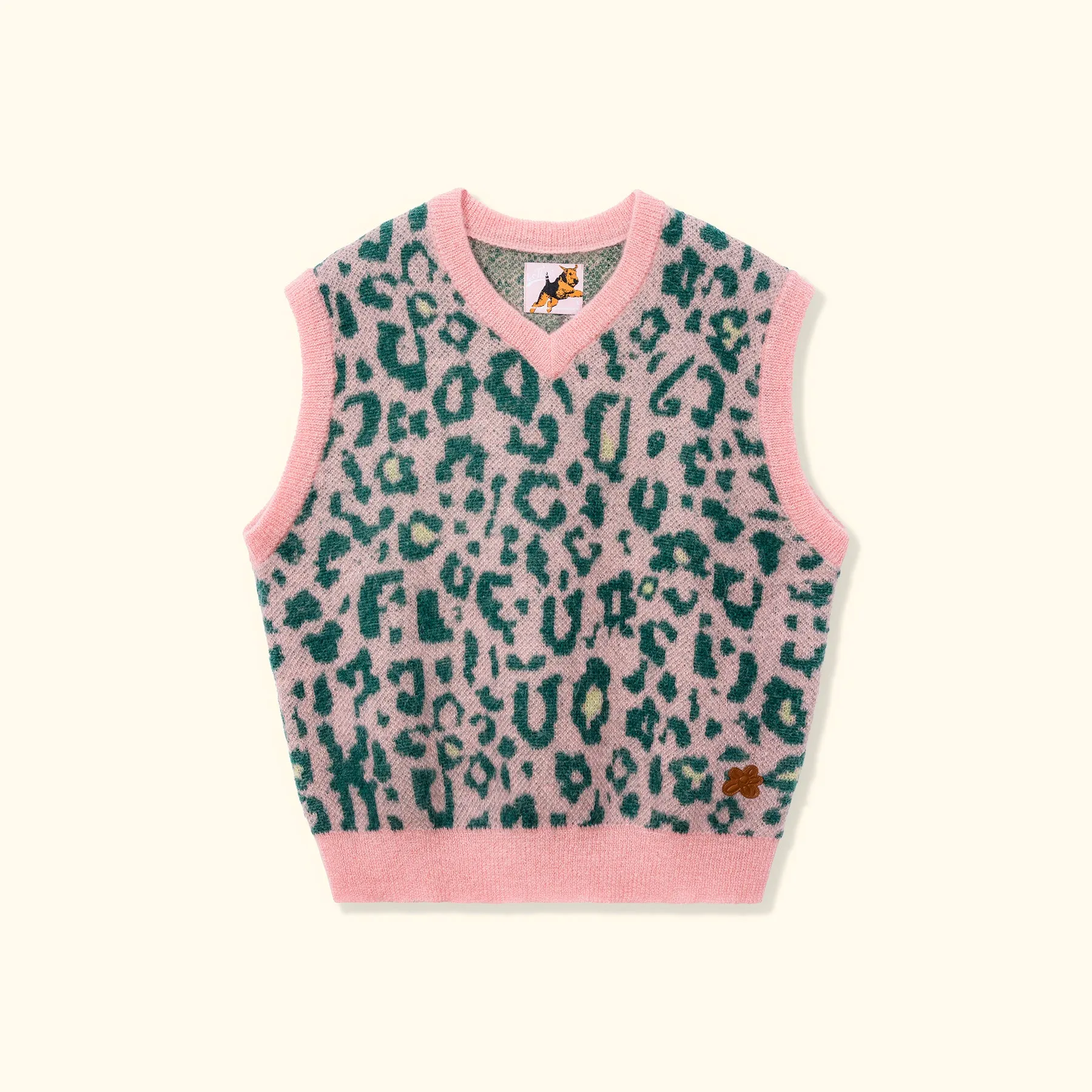 Fleur Camo Sweater Vest Pink/Green sold by GOLF le FLEUR*