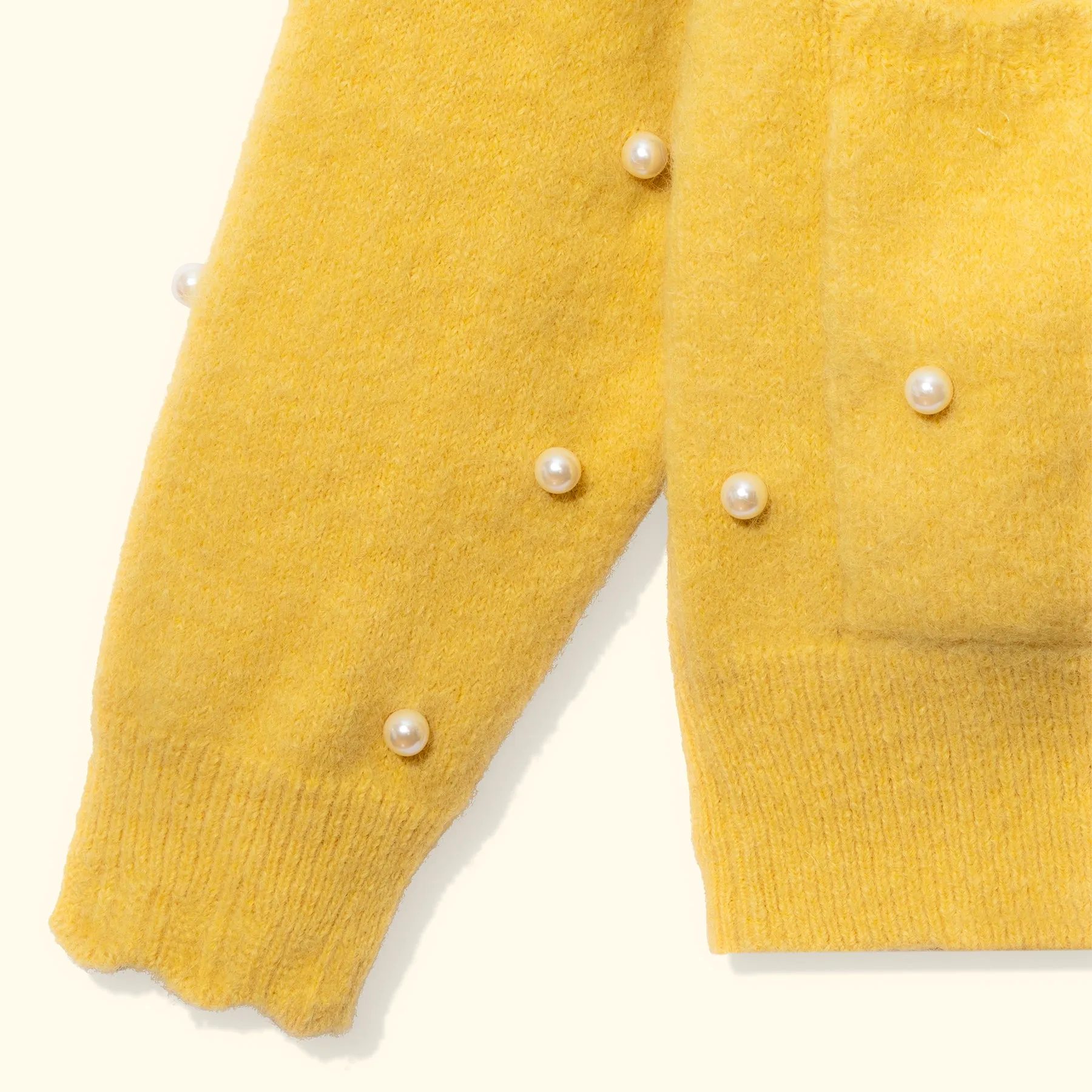 Pearl Cardigan Yellow sold by GOLF le FLEUR* product image thumbnail 5