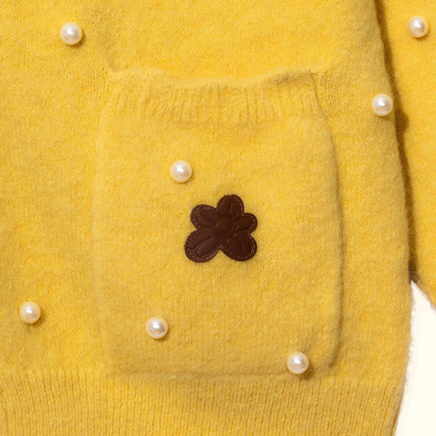 Pearl Cardigan Yellow sold by GOLF le FLEUR* product image thumbnail 3