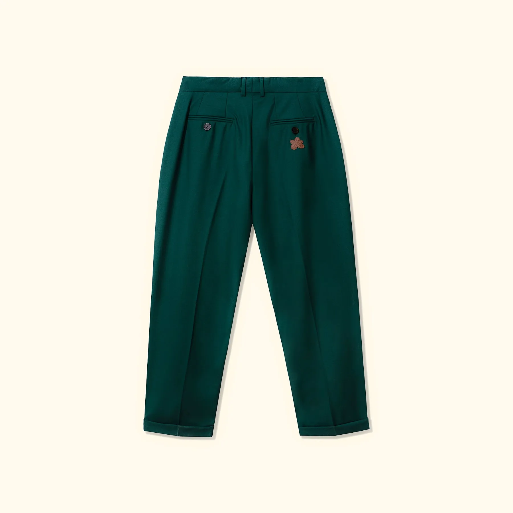 Double Pleated Trousers Green sold by GOLF le FLEUR* product image thumbnail 2