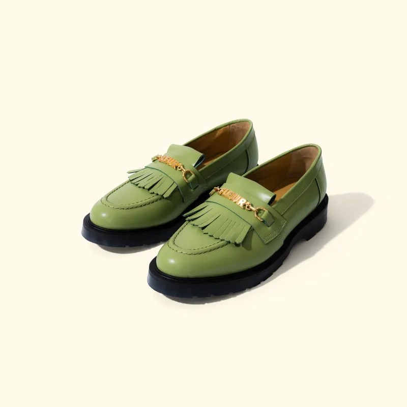 Chain Loafers Green sold by GOLF le FLEUR*