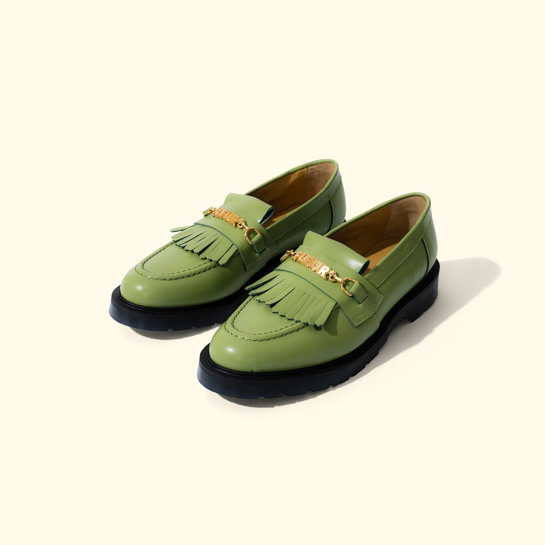 Chain Loafers Green sold by GOLF le FLEUR*