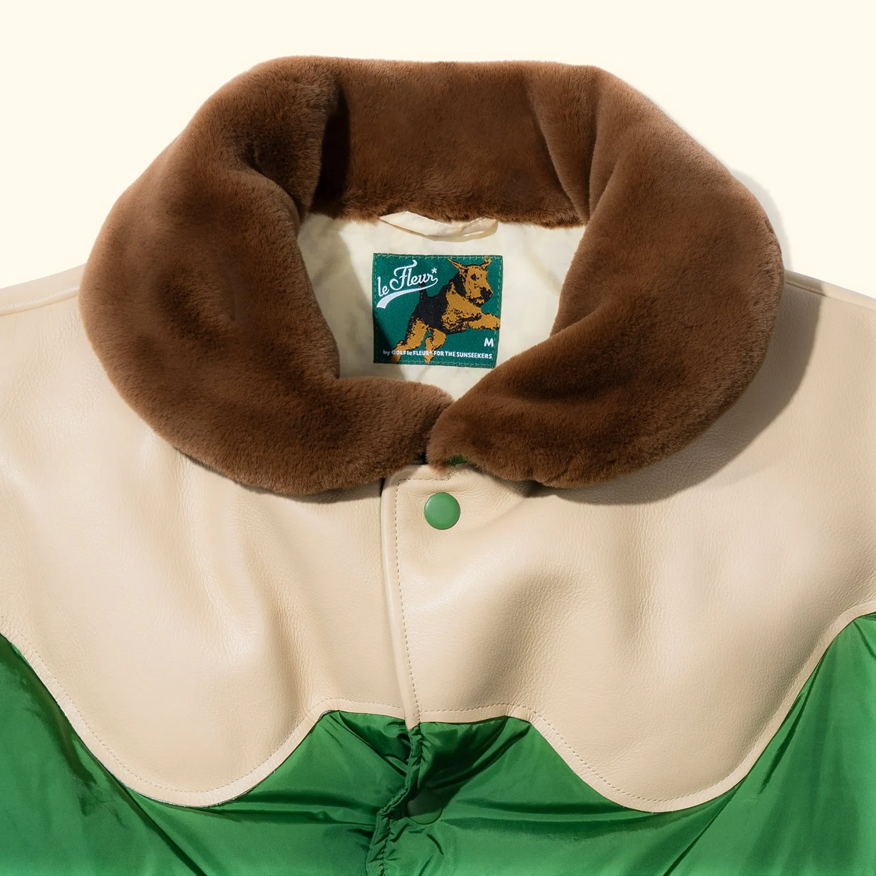 Leather Puffer Vest sold by GOLF le FLEUR* product image thumbnail 3