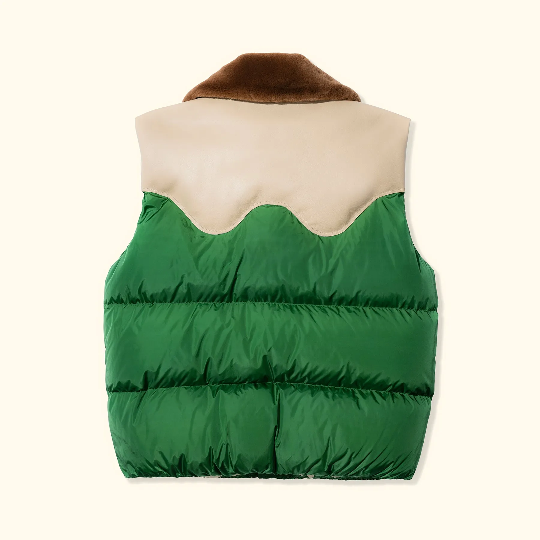 Leather Puffer Vest sold by GOLF le FLEUR* product image thumbnail 2