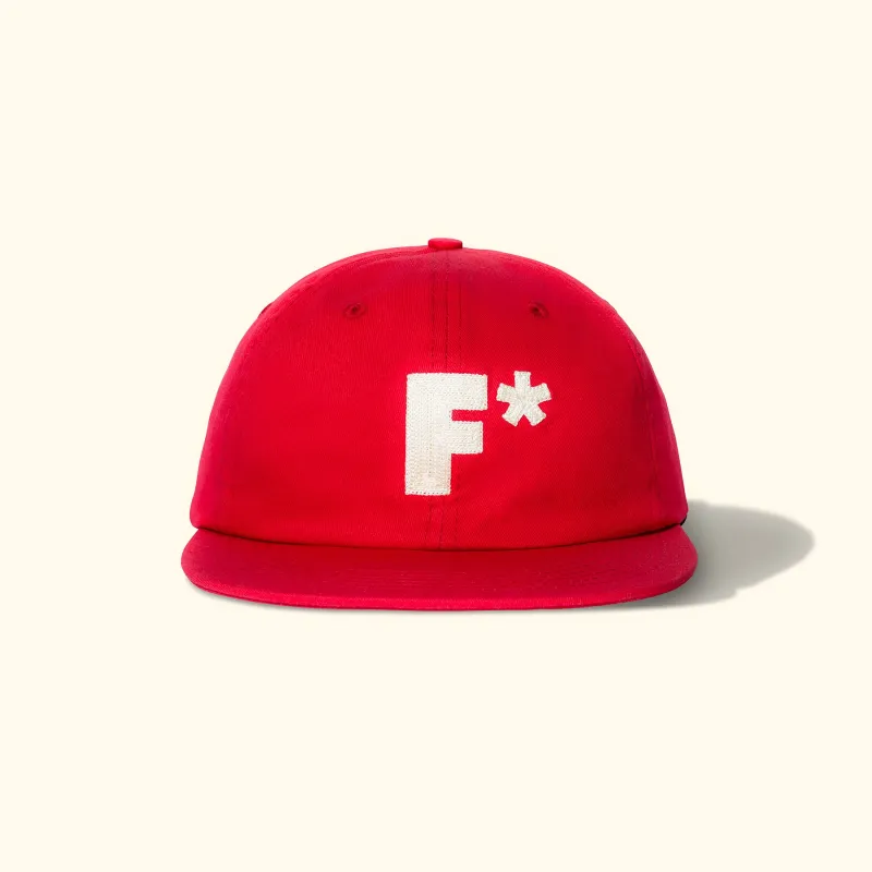 F* 6 Panel Hat Red sold by GOLF le FLEUR*