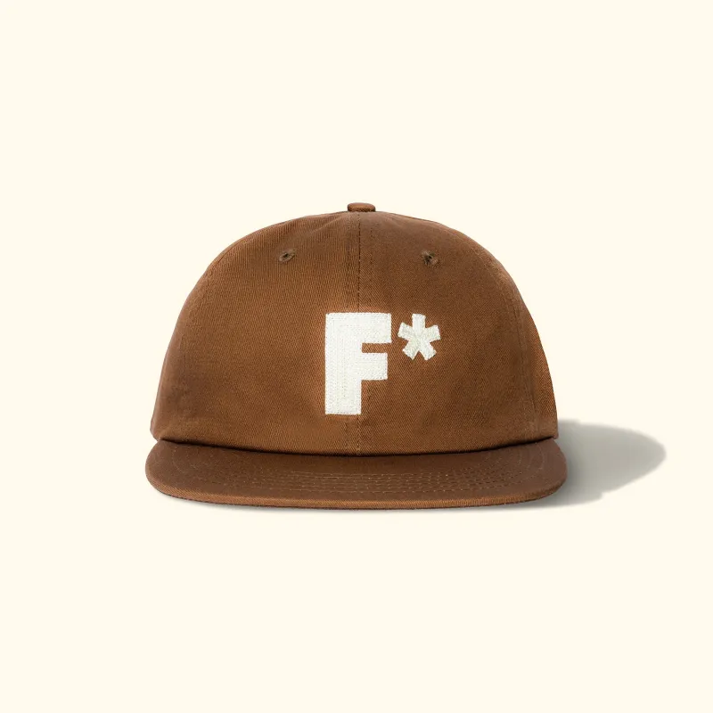 F* 6 Panel Hat Brown sold by GOLF le FLEUR*
