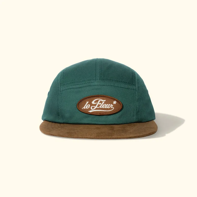 Cursive Patch Camp Hat Green sold by GOLF le FLEUR*