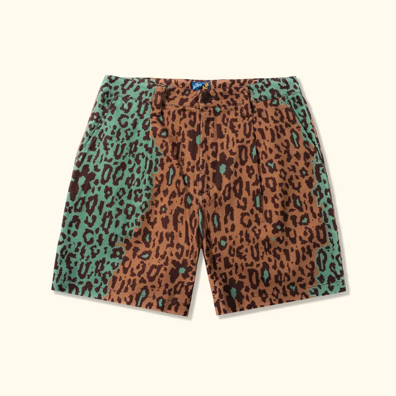 Fleur Camo Shorts Brown sold by GOLF le FLEUR*