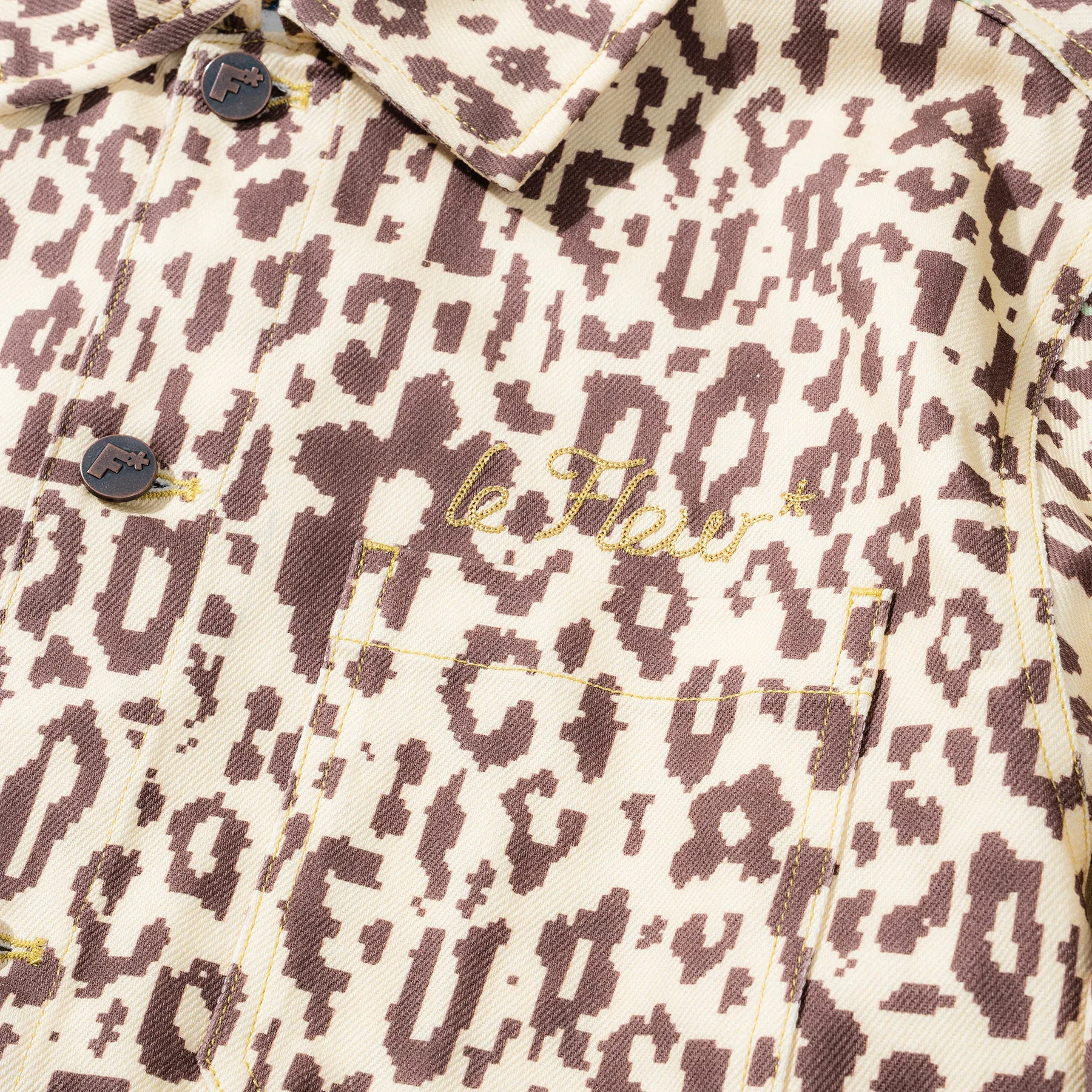 Darryl Chore Jacket Fleur Camo sold by GOLF le FLEUR* product image thumbnail 2