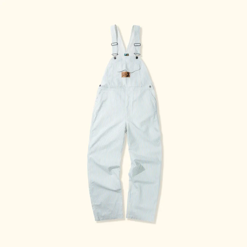 Denim Overalls Hickory Stripe sold by GOLF le FLEUR*