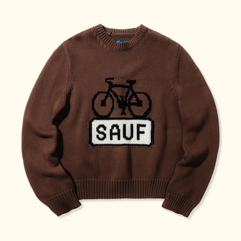 SAUF Sweater Brown sold by GOLF le FLEUR*