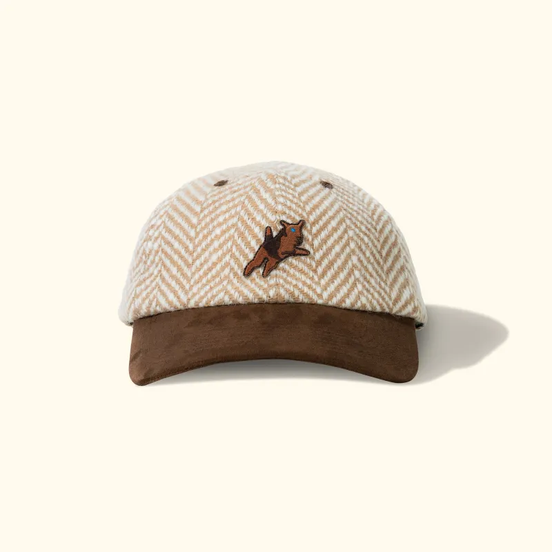 Herringbone Darryl Dad Hat Khaki made by GOLF le FLEUR*