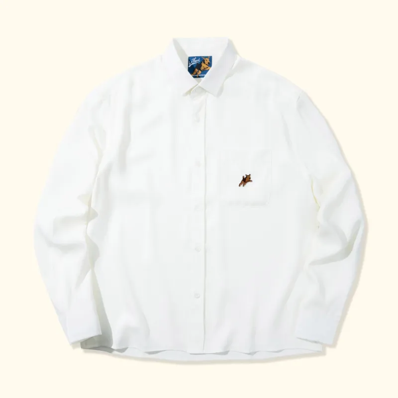 Darryl Collared Shirt Cream sold by GOLF le FLEUR*