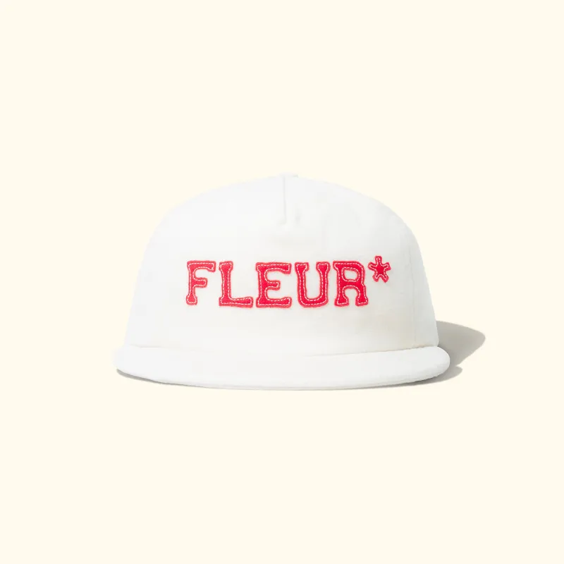 Fleur Patch 5 Panel Hat Cream made by GOLF le FLEUR*