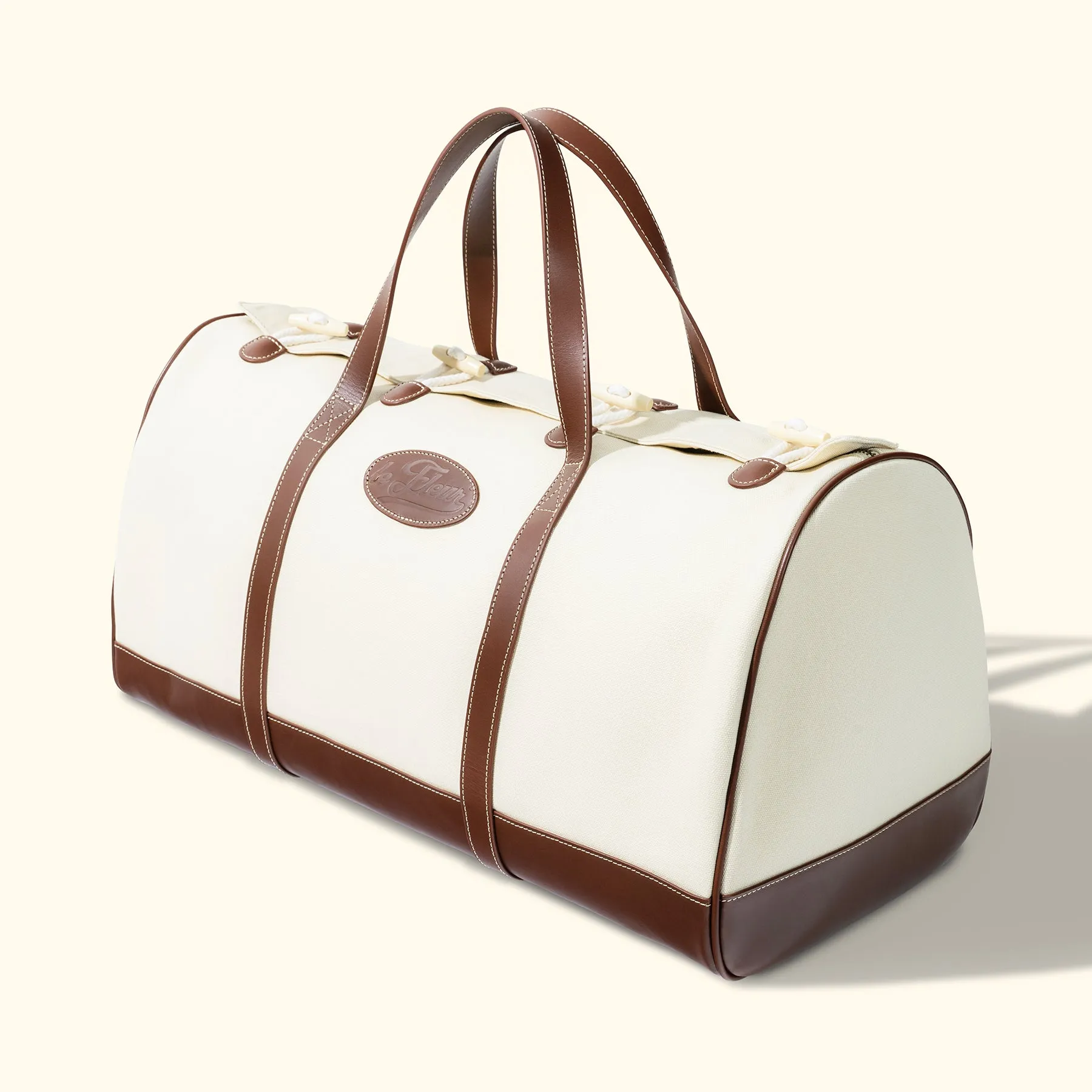 Toggle Duffle Bag Cream sold by GOLF le FLEUR* product image thumbnail 4