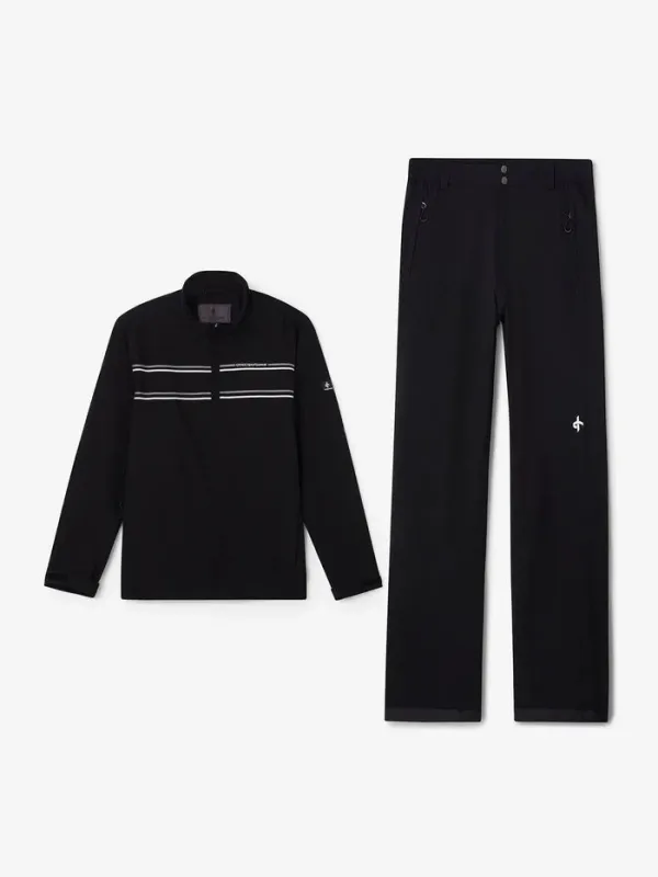 M CLOUD RAIN JACKET + PANTS BLACK BUNDLE sold by Cross Sportswear