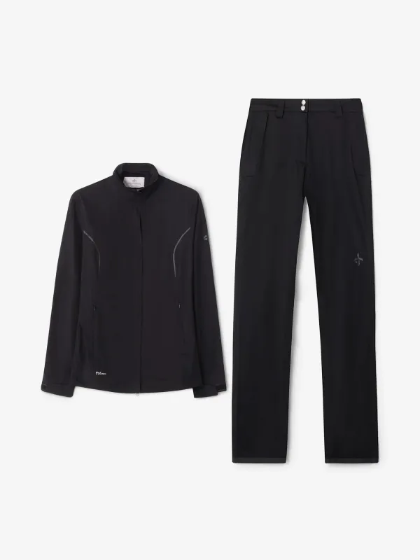 W PRO RAIN JACKET + PANTS BLACK BUNDLE sold by Cross Sportswear