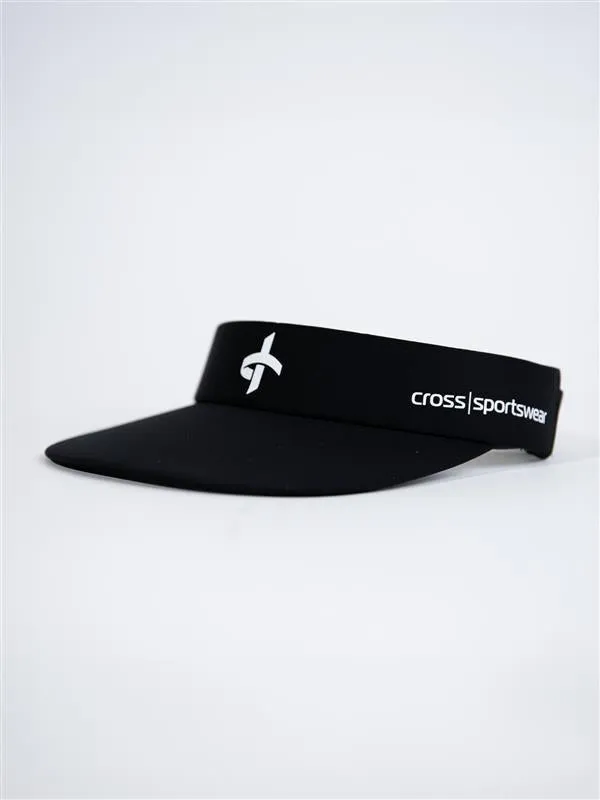 W VISOR III Black sold by Cross Sportswear