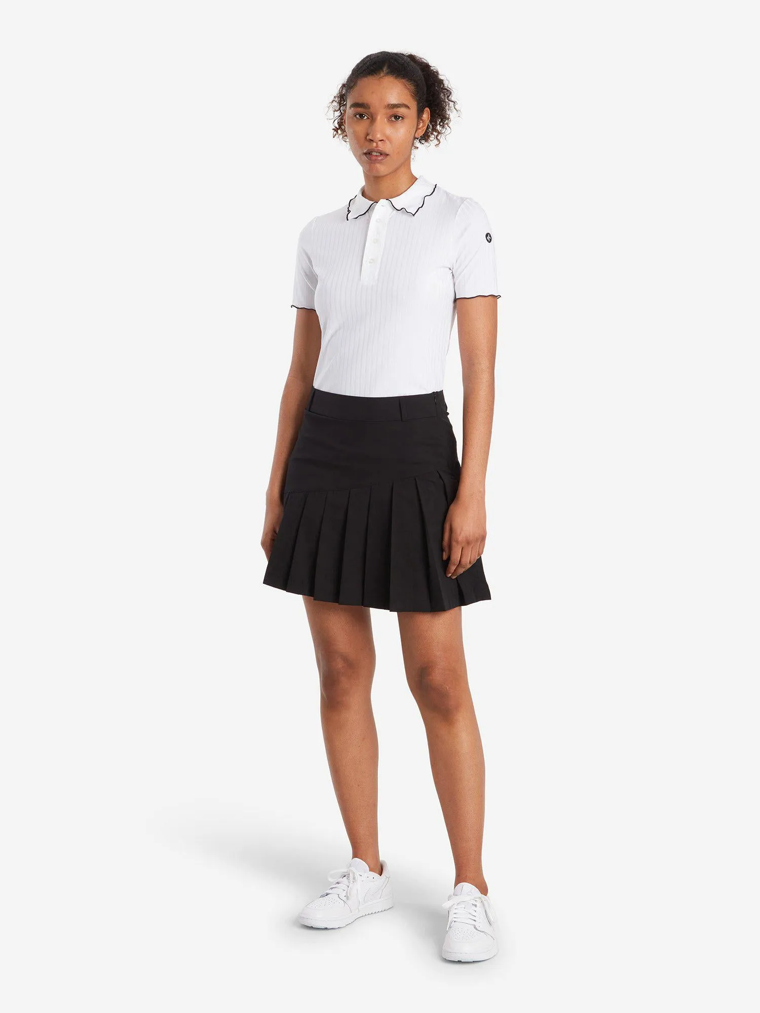 W SOLID PLEAT SKORT Black sold by Cross Sportswear product image thumbnail 5