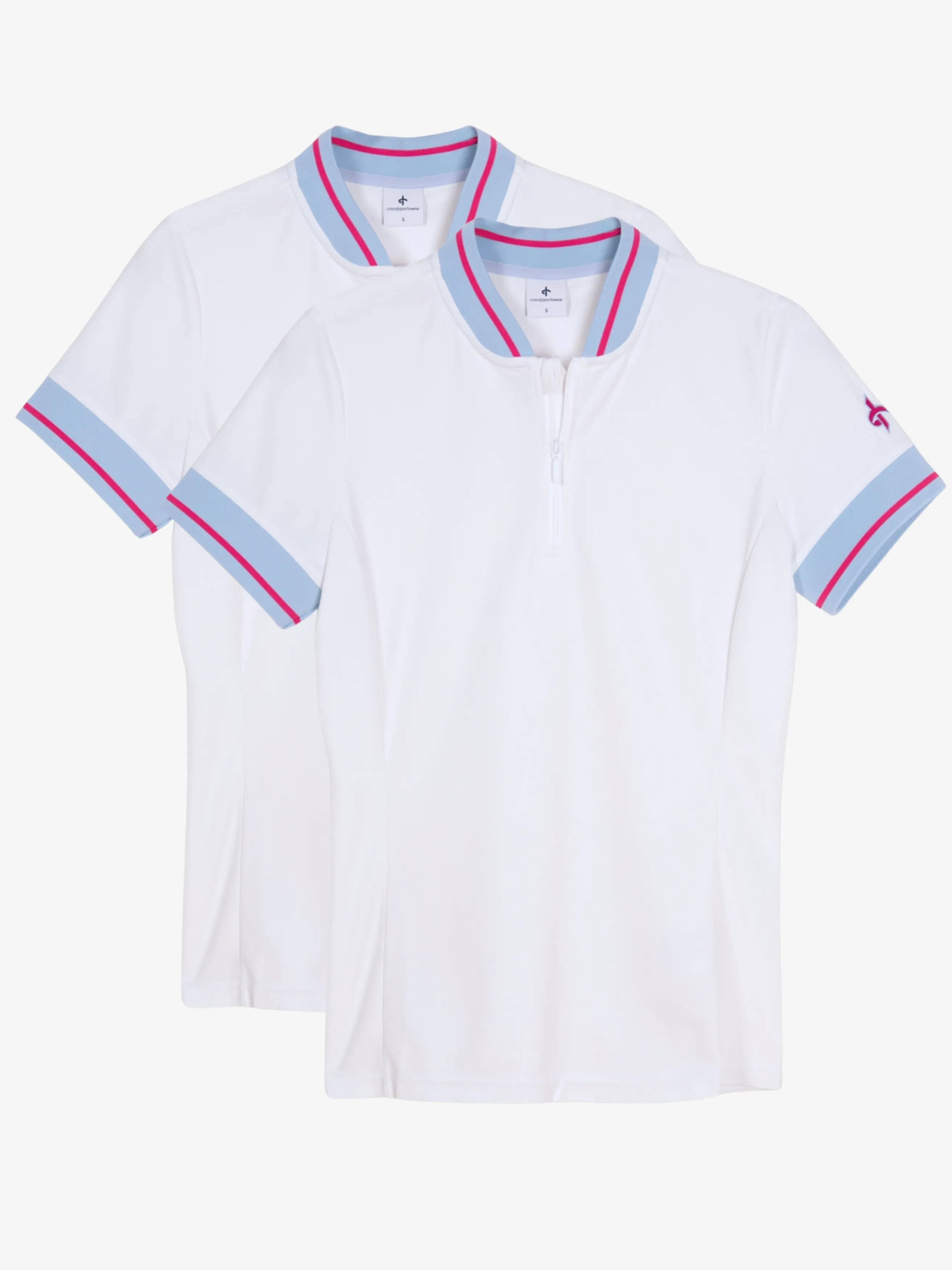 W ANGELA POLOSHIRT WHITE BUNDLE sold by Cross Sportswear