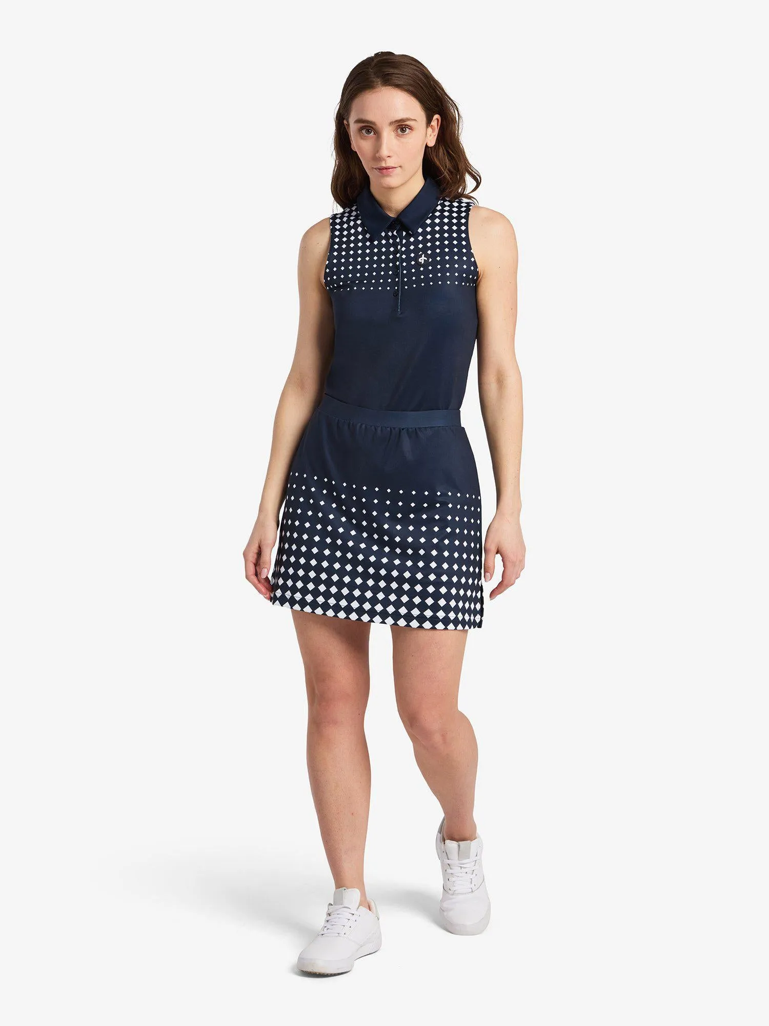 W FADE POLO SL Navy sold by Cross Sportswear