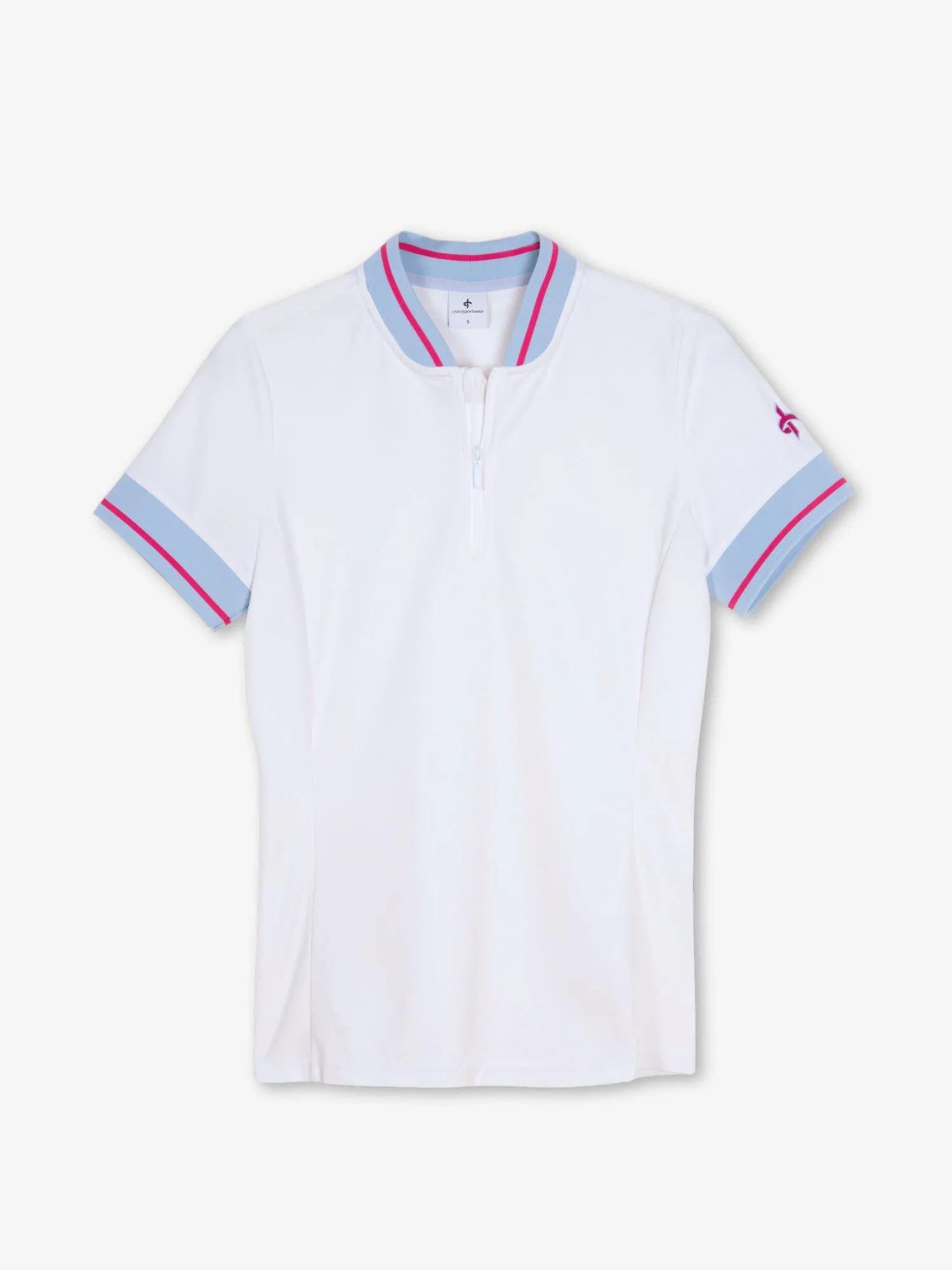 W ANGELA POLOSHIRT White sold by Cross Sportswear