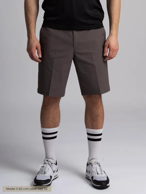 M BYRON TECH SHORTS Newsprint sold by Cross Sportswear