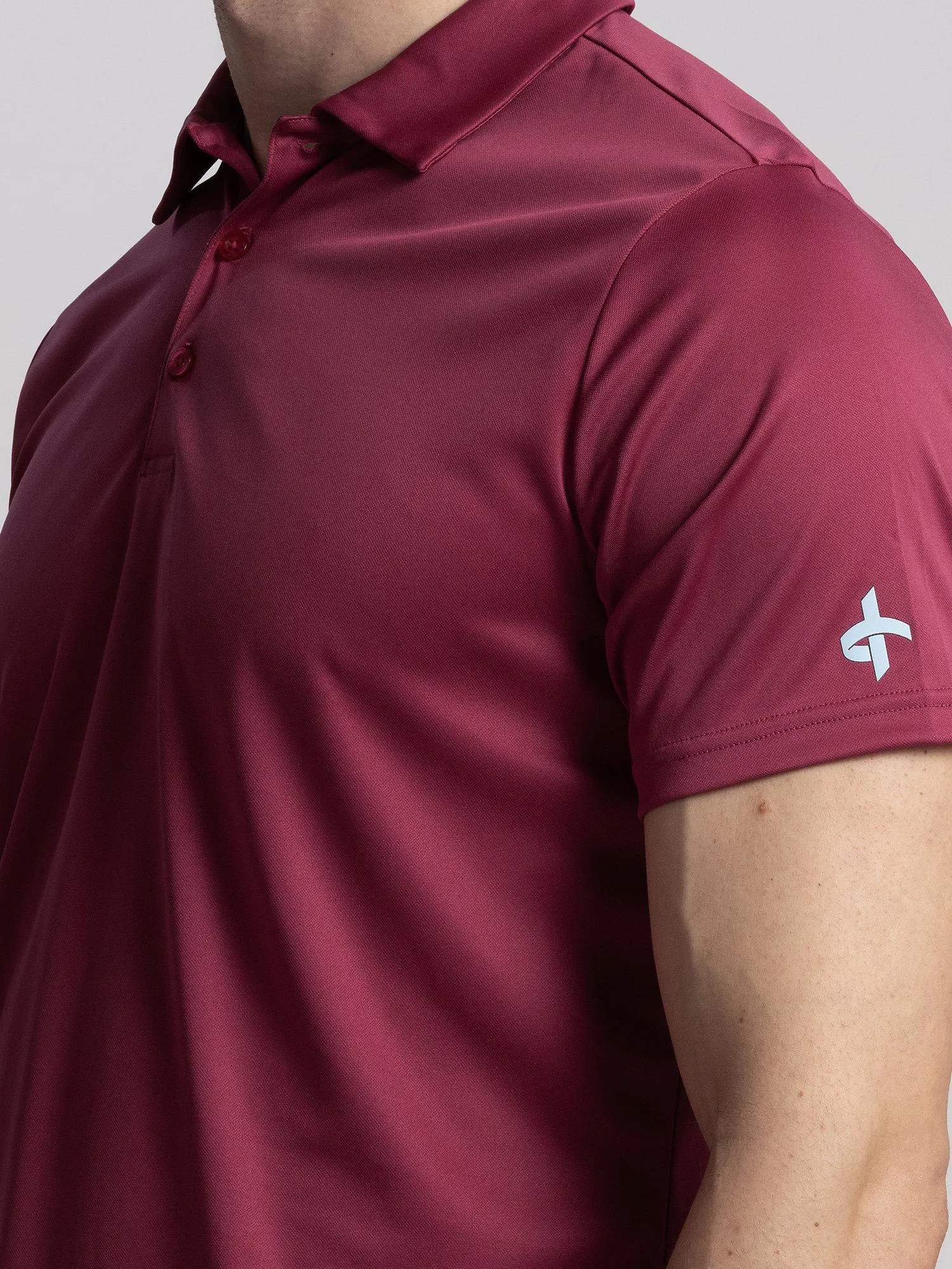M COLLIN POLOSHIRT Berry Wine sold by Cross Sportswear product image thumbnail 3