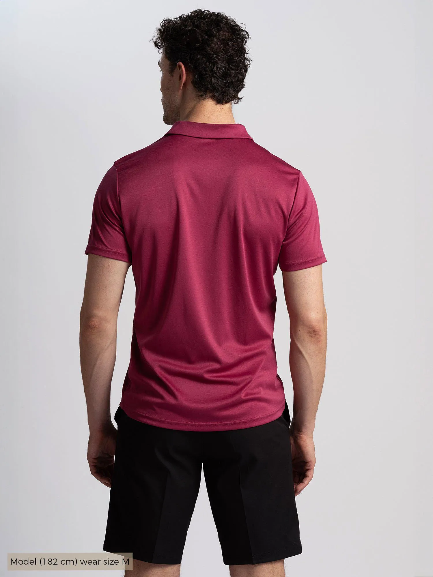 M COLLIN POLOSHIRT Berry Wine sold by Cross Sportswear product image thumbnail 2