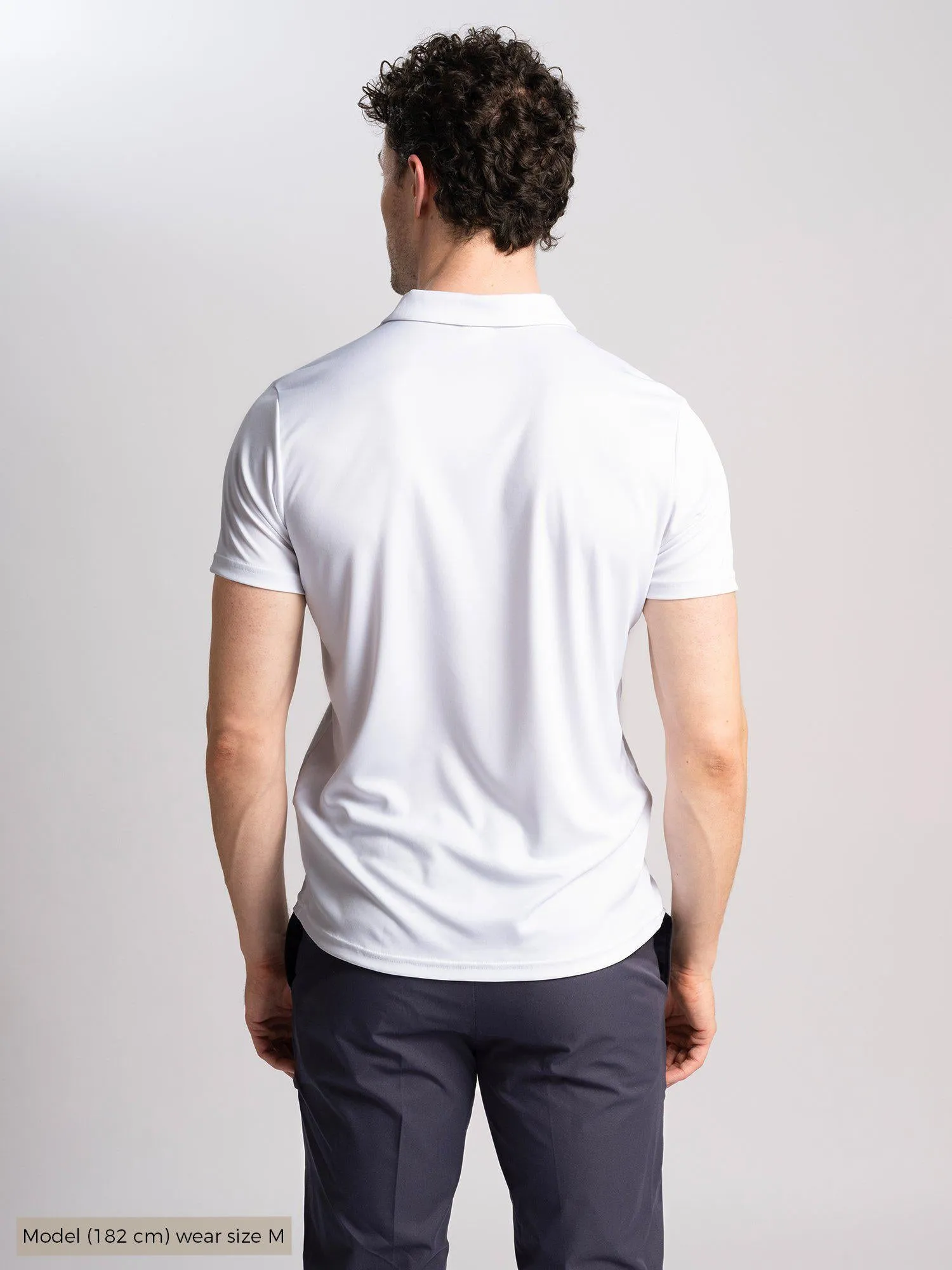 M COLLIN POLOSHIRT White sold by Cross Sportswear product image thumbnail 2
