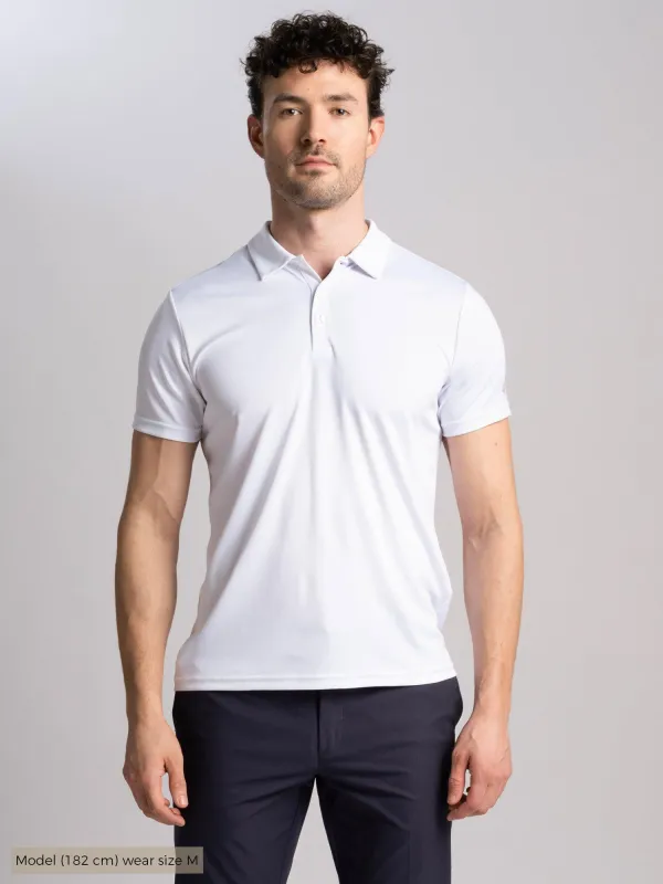 M COLLIN POLOSHIRT White sold by Cross Sportswear