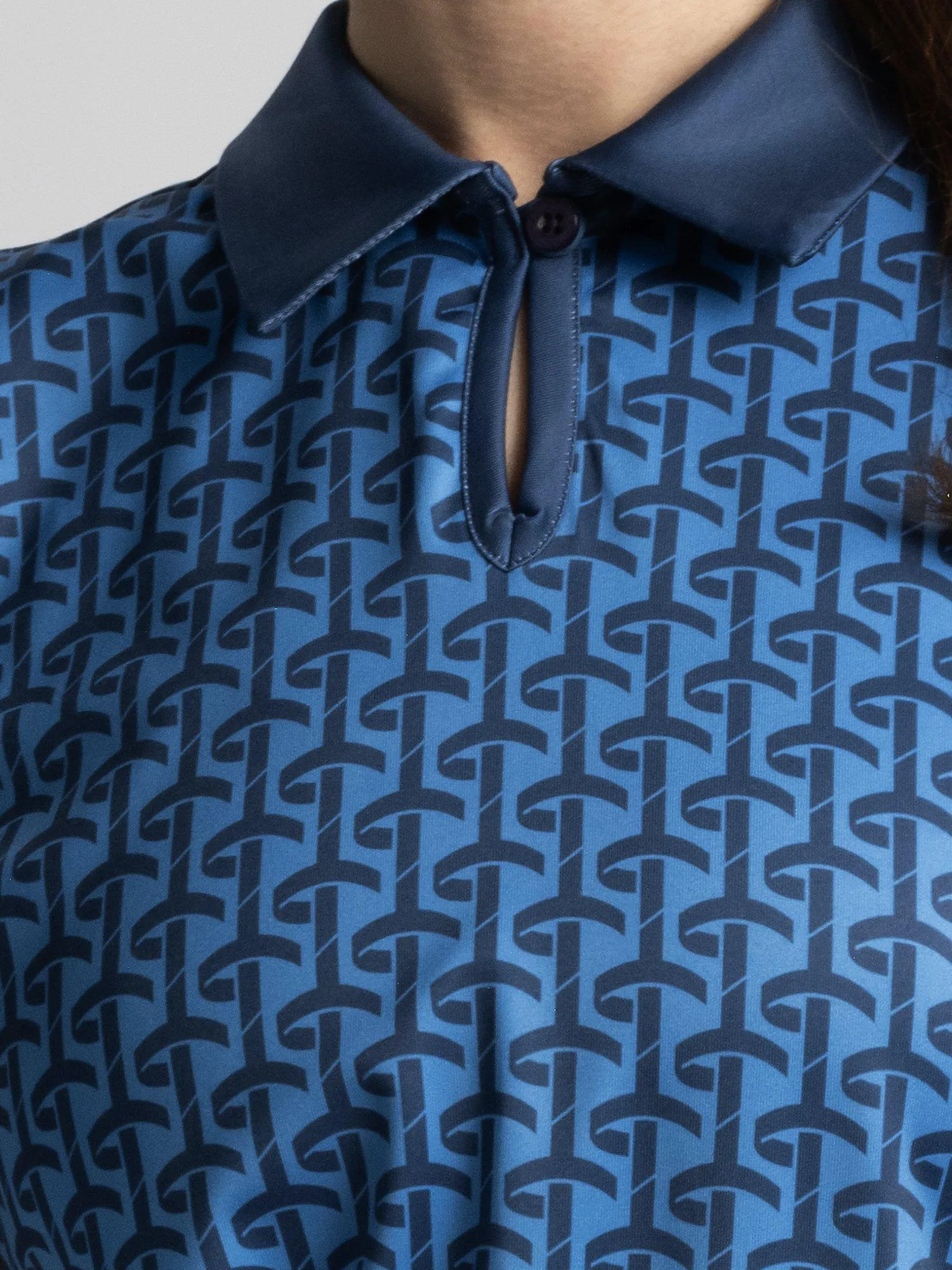 W AZAHARA POLOSHIRT Campanula sold by Cross Sportswear product image thumbnail 3