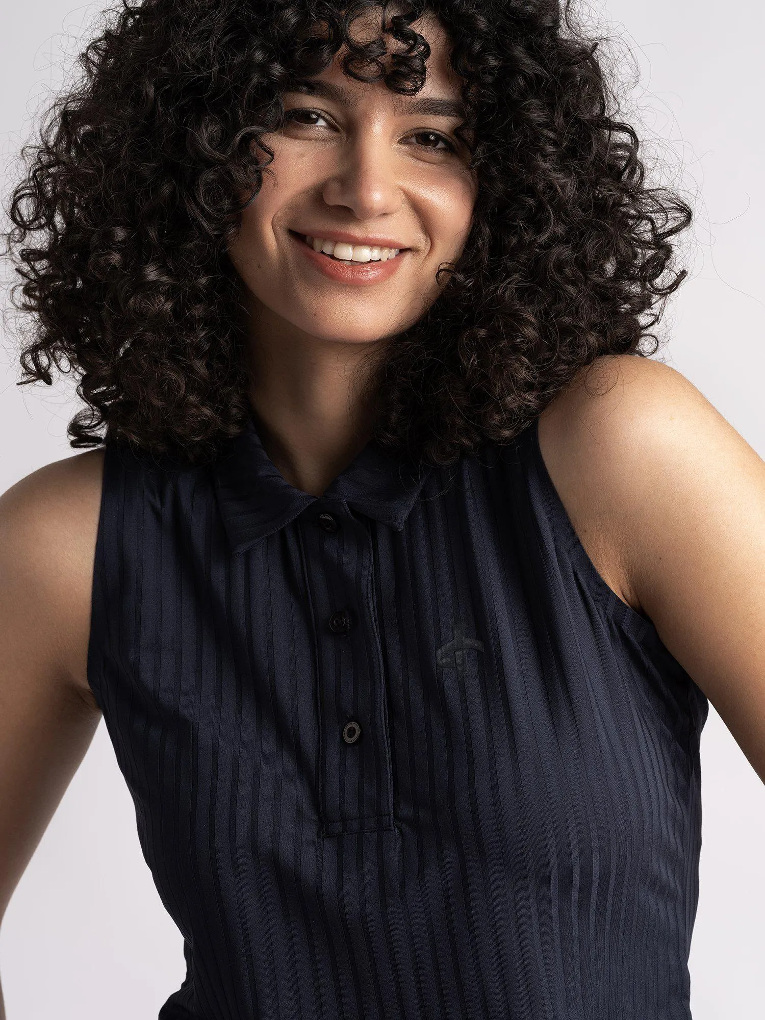 W ANDREA POLOSHIRT Navy sold by Cross Sportswear product image thumbnail 3