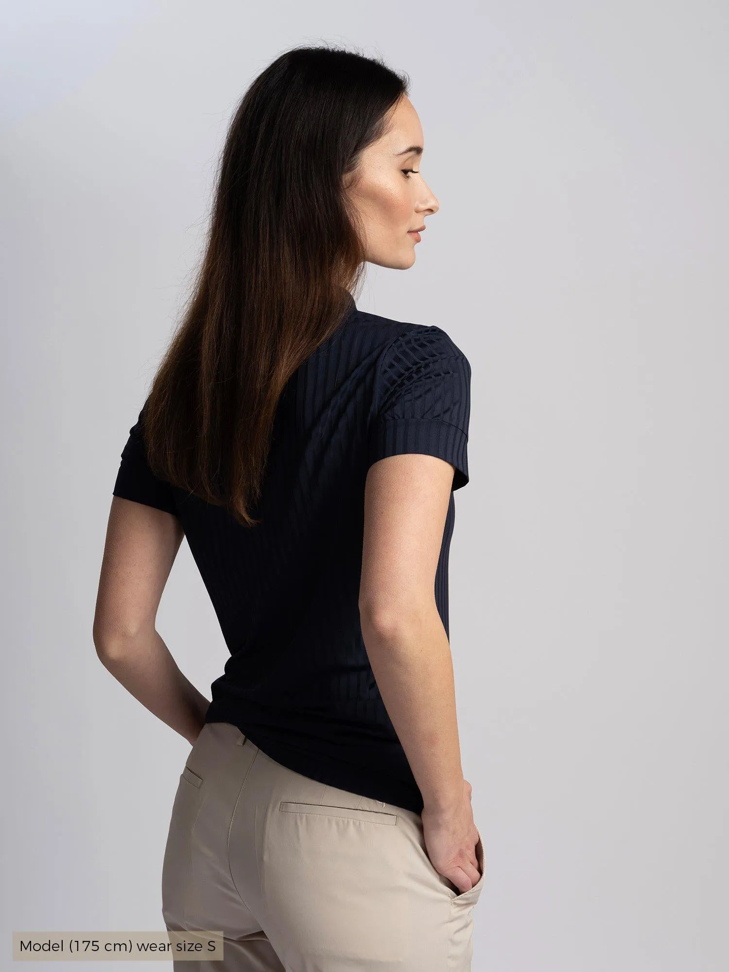 W ALEXA POLOSHIRT Navy sold by Cross Sportswear product image thumbnail 4