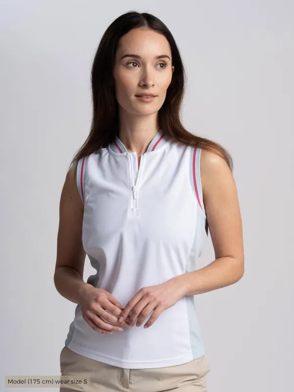 W ALLY POLOSHIRT White sold by Cross Sportswear