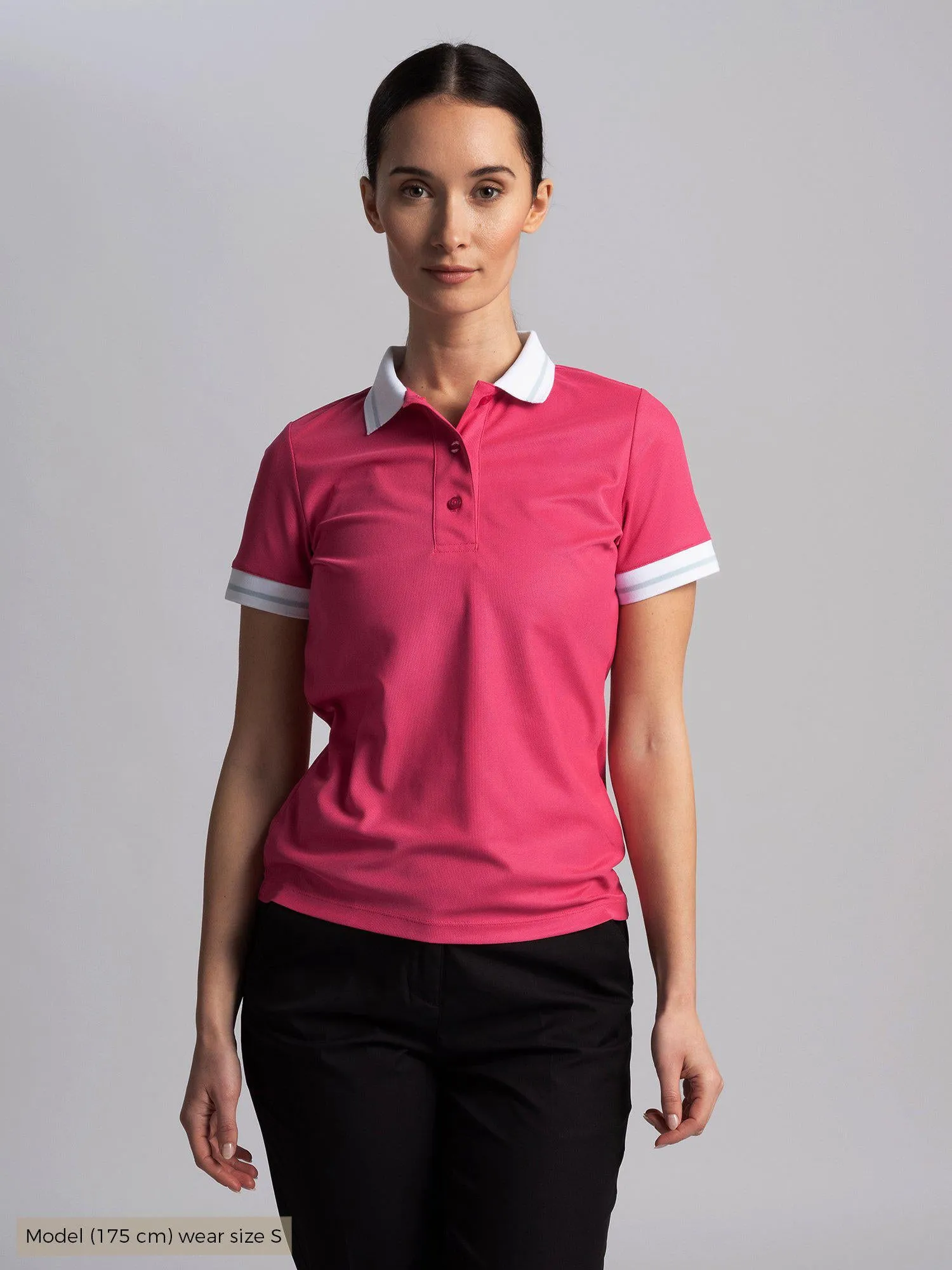 W AYAKA POLOSHIRT Raspberry Rose sold by Cross Sportswear product image thumbnail 2