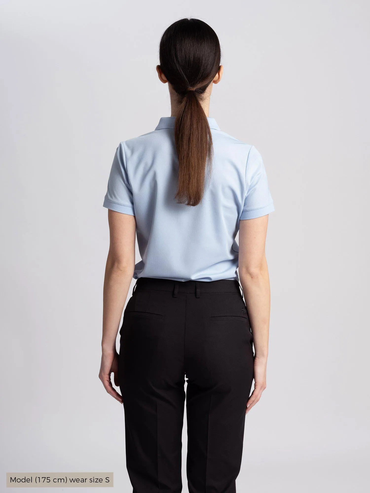 W AMY POLOSHIRT Chambray Blue sold by Cross Sportswear product image thumbnail 3