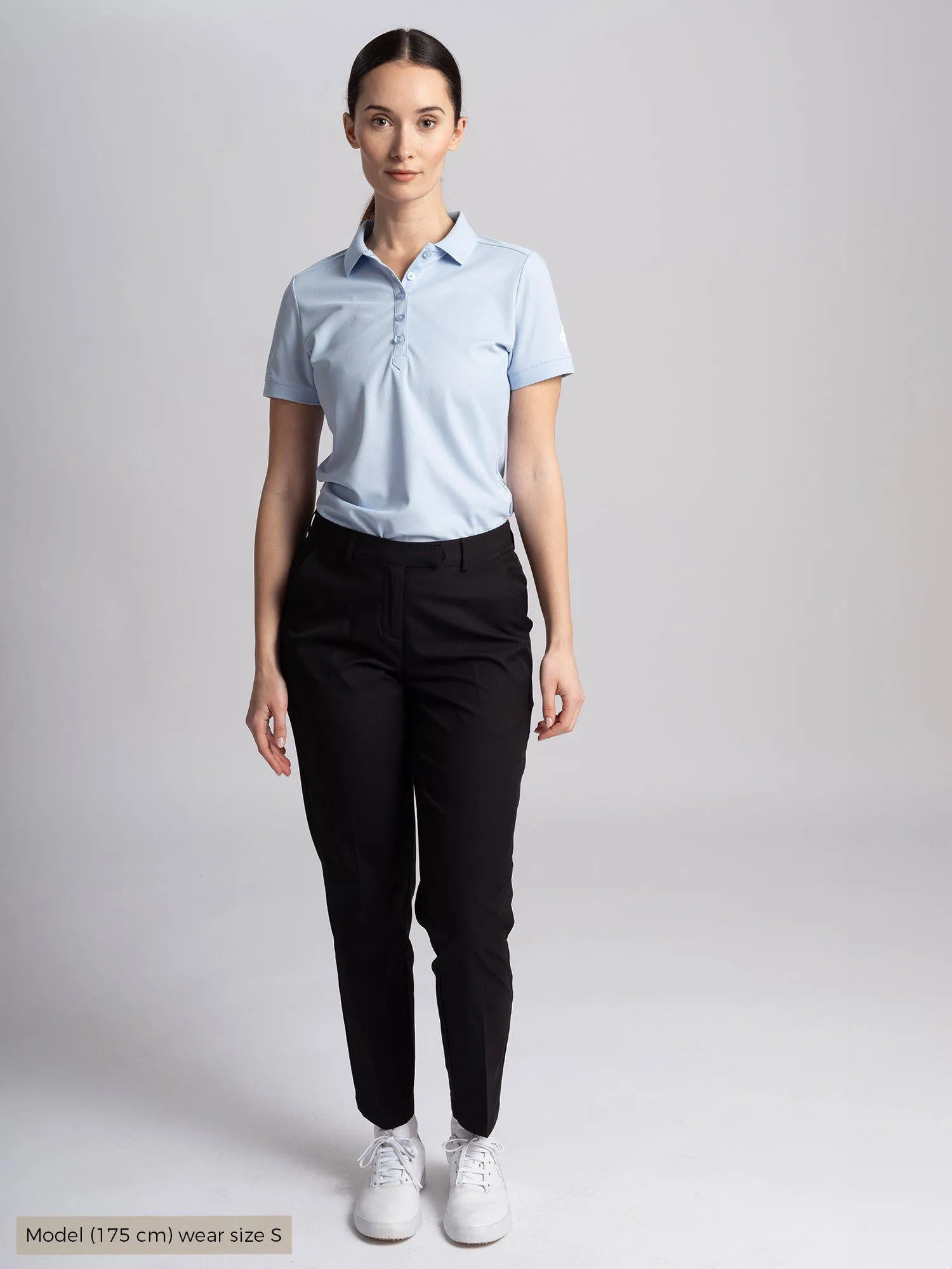 W AMY POLOSHIRT Chambray Blue sold by Cross Sportswear product image thumbnail 4