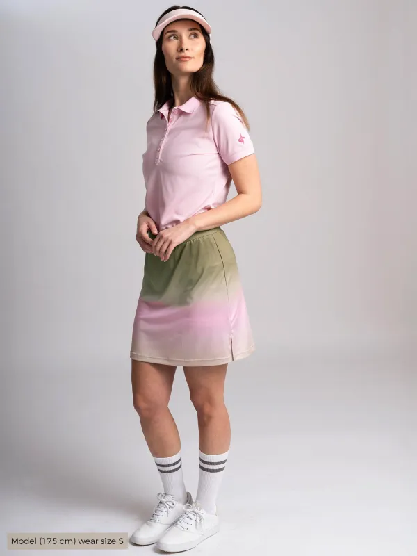 W AMY POLOSHIRT Lilac Sachet sold by Cross Sportswear