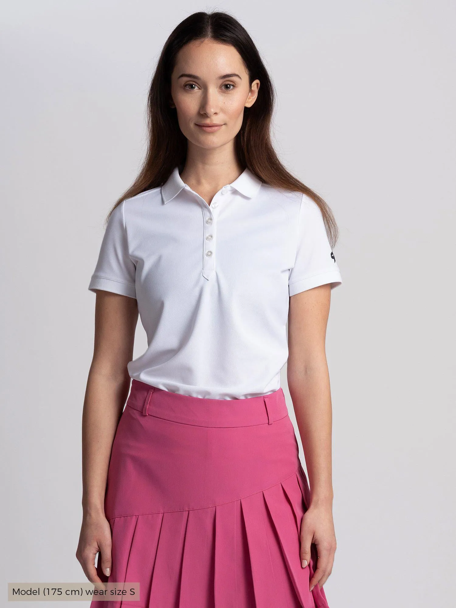 W AMY POLOSHIRT White sold by Cross Sportswear